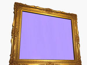 antique picture frame 3D Модель