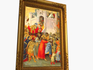 antique picture frame 3D Model