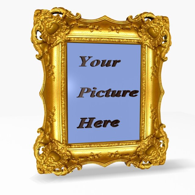 picture frame w1 3D 模型 .c4d .max .obj .3ds .fbx .stl .blend 