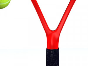 tennis field racket ball 3D Модель