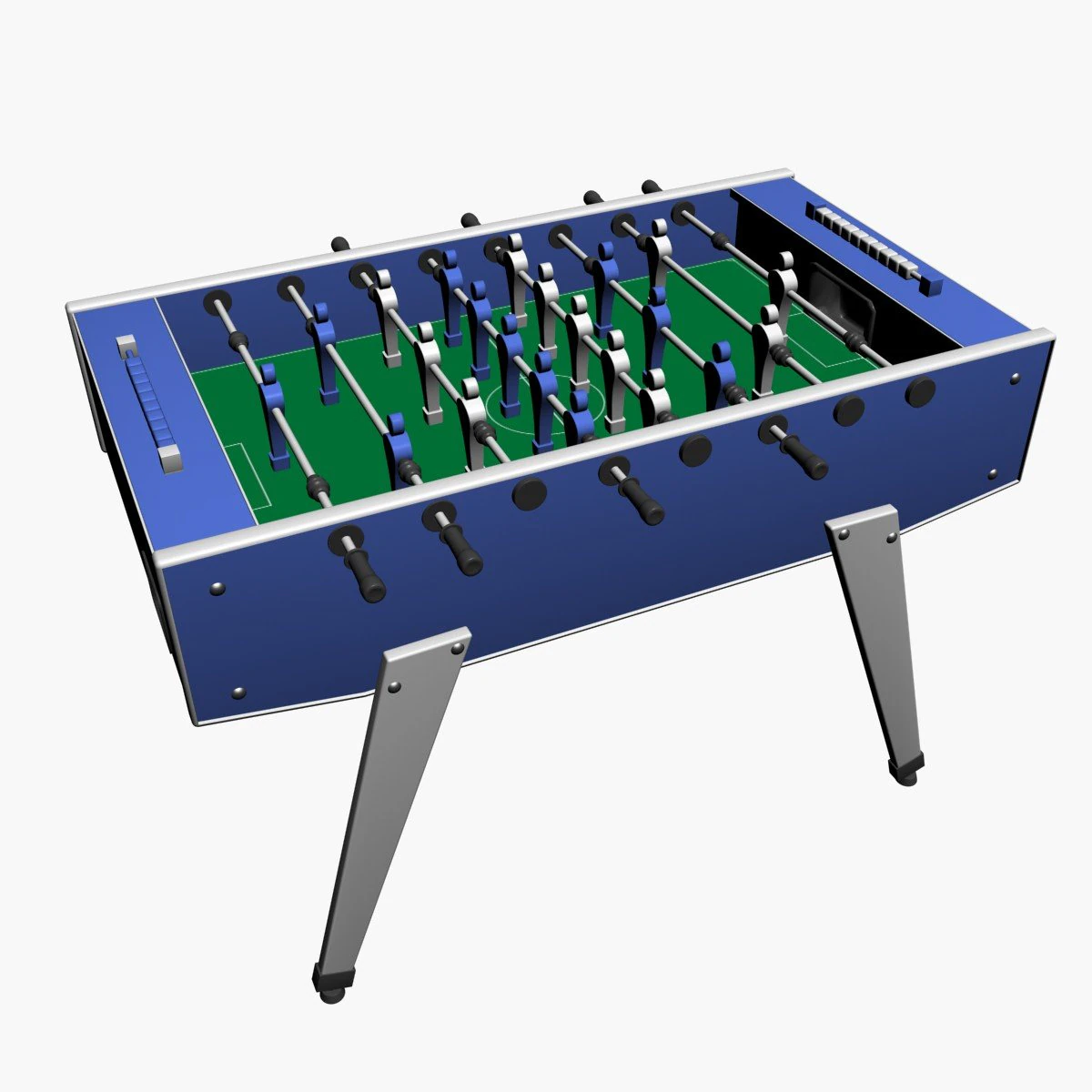 fussball table 3D Model .c4d .max .obj .3ds .fbx .stl .blend