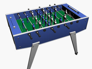 fussball table 3D Model