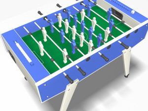 fussball table Modelo 3D