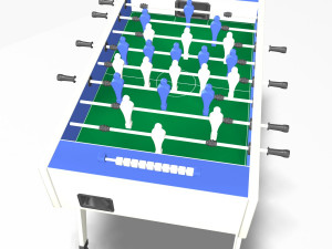 fussball table Modelo 3D