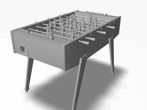 fussball table Modelo 3D