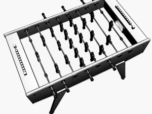 fussball table Modelo 3D