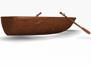 row boat 3D 모델