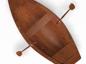 row boat 3D 모델