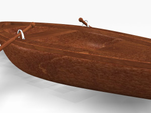 row boat 3D 모델