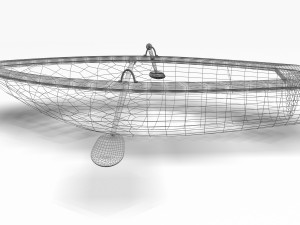 row boat 3D 모델