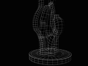 ozdobna statua Model 3D