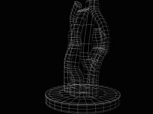 ozdobna statua Model 3D