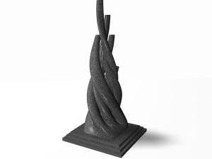 decorative statue 2 3D Modell