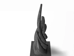 декоративна статуя 2 3D Модель