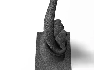 декоративна статуя 2 3D Модель