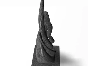 декоративна статуя 2 3D Модель