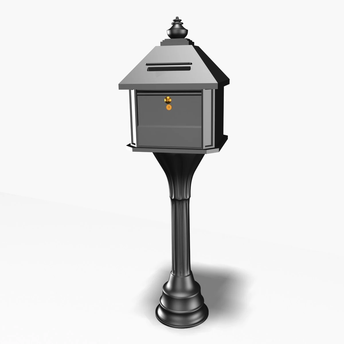 mail box 2 3D Model .c4d .max .obj .3ds .fbx .stl .blend 