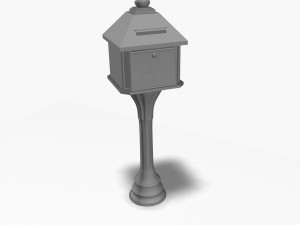 mail box 2 Model 3D