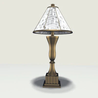 table lamp 3D Model .c4d .max .obj .3ds .fbx .stl .blend