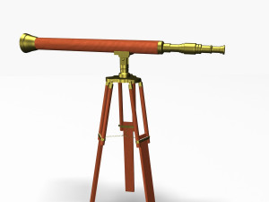 telescope 3D Model