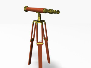 telescope 3D Model