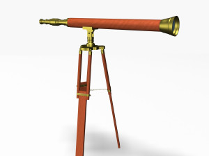 telescope 3D Model