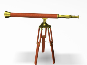 telescope 3D Model