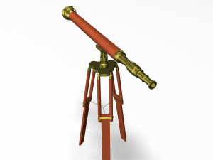 telescope 3D Model