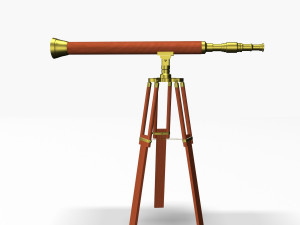 telescope 3D Model