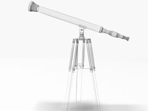 telescope 3D Model
