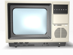 retro tv 3D Model