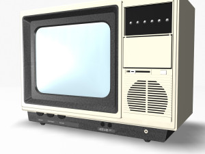 retro tv Modèle 3D