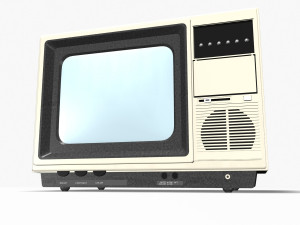 retro tv Modèle 3D