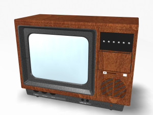 retro tv Modèle 3D