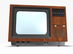 retro tv Modèle 3D