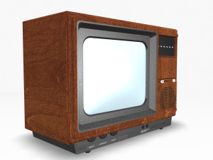 retro tv Modèle 3D