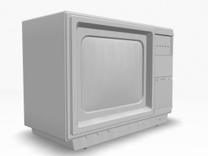 retro tv Modèle 3D