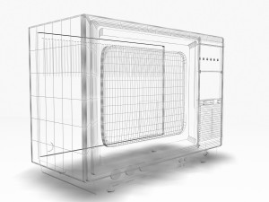 retro tv Modèle 3D