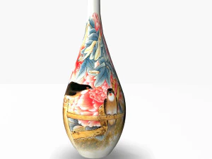 decorative vase 1 3D Model