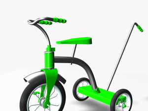 child bike 3D Model