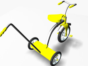 child bike 3D Model