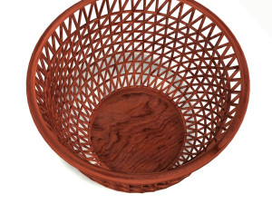 wood basket 3D Model