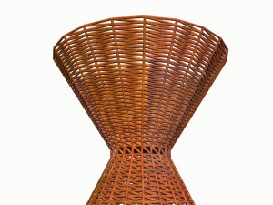 wood basket 3 3D-Modell