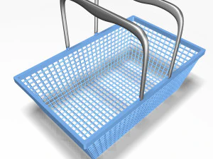 plastic basket 2 3D Model