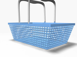 plastic basket 2 3D 모델