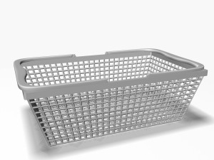plastic basket 2 3D 모델