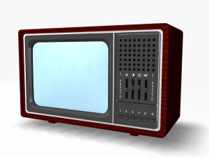 retro tv 3D Model