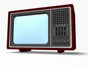retro tv Modelo 3D