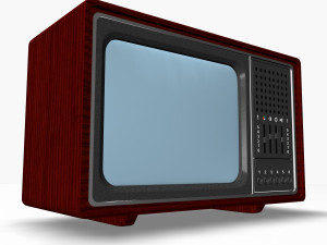 retro tv Modelo 3D