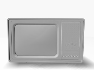 retro tv Modelo 3D